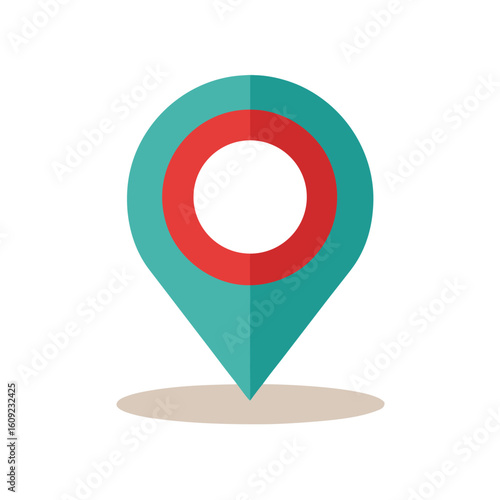 Free Download Gps Icon In Clean Modern Vector Style On White - GFXLoad