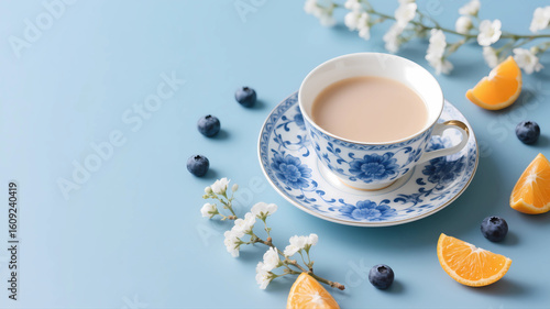 a cup of milk tea