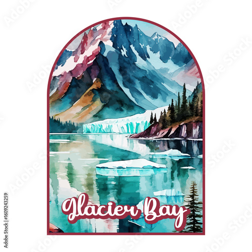 Glacier Bay USA National park, Retro National park, United States of America National Park, national park service
