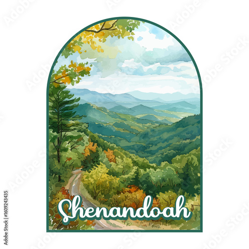Shenandoah National park, Retro National park, United States of America National Park, national park service