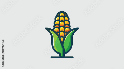 Corn vector illustration plant food vector