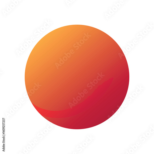 Wallpaper Mural 3d Sphere With Gradient Surface Vector On White Torontodigital.ca