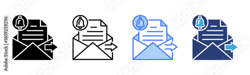 Mail icon sheet multiple style collection