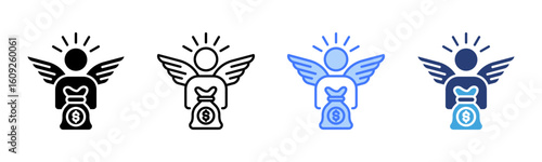 Angel Investor icon sheet multiple style collection