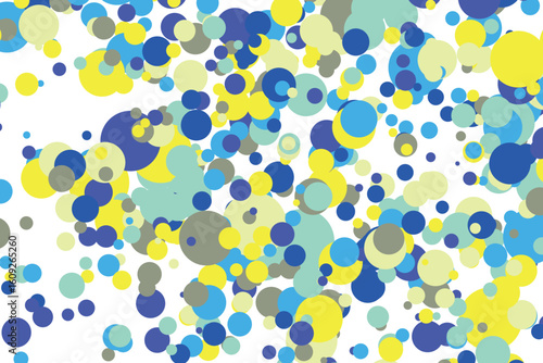 Light multicolor background, colorful vector texture with circles. Splash effect banner. Glitter silver dot abstract illustration with blurred drops of rain. Pattern for web page, banner,poster, card.