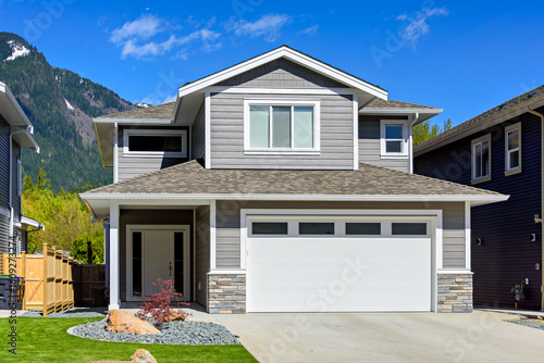 Brand new house on the final stage of construction