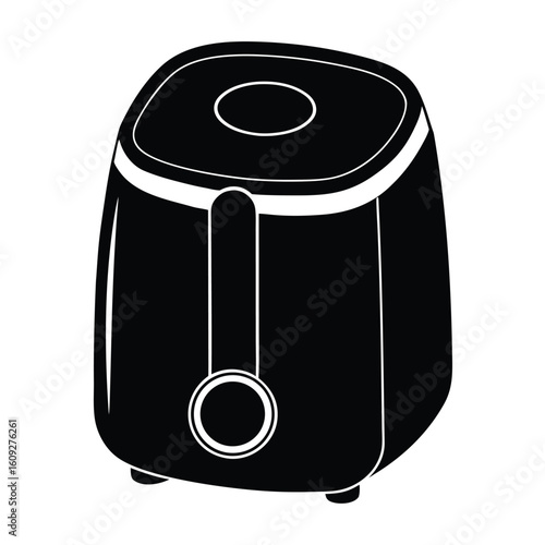 air fryer isolated graphic