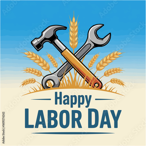 Happy labor day typography , Happy labor day lettering ,  labor day 