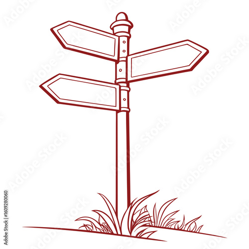 red arrow direction