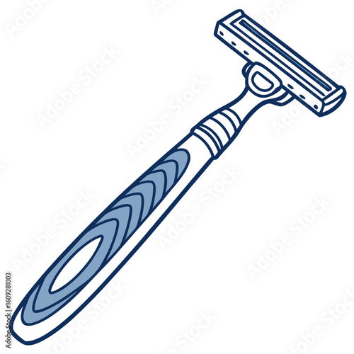 razor isolated on white background