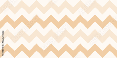 Seamless cream chevron vector pattern in soft neutral tones