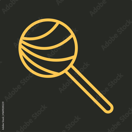Lollipop trendy applicable important vector Illustration design handsome colorful background
