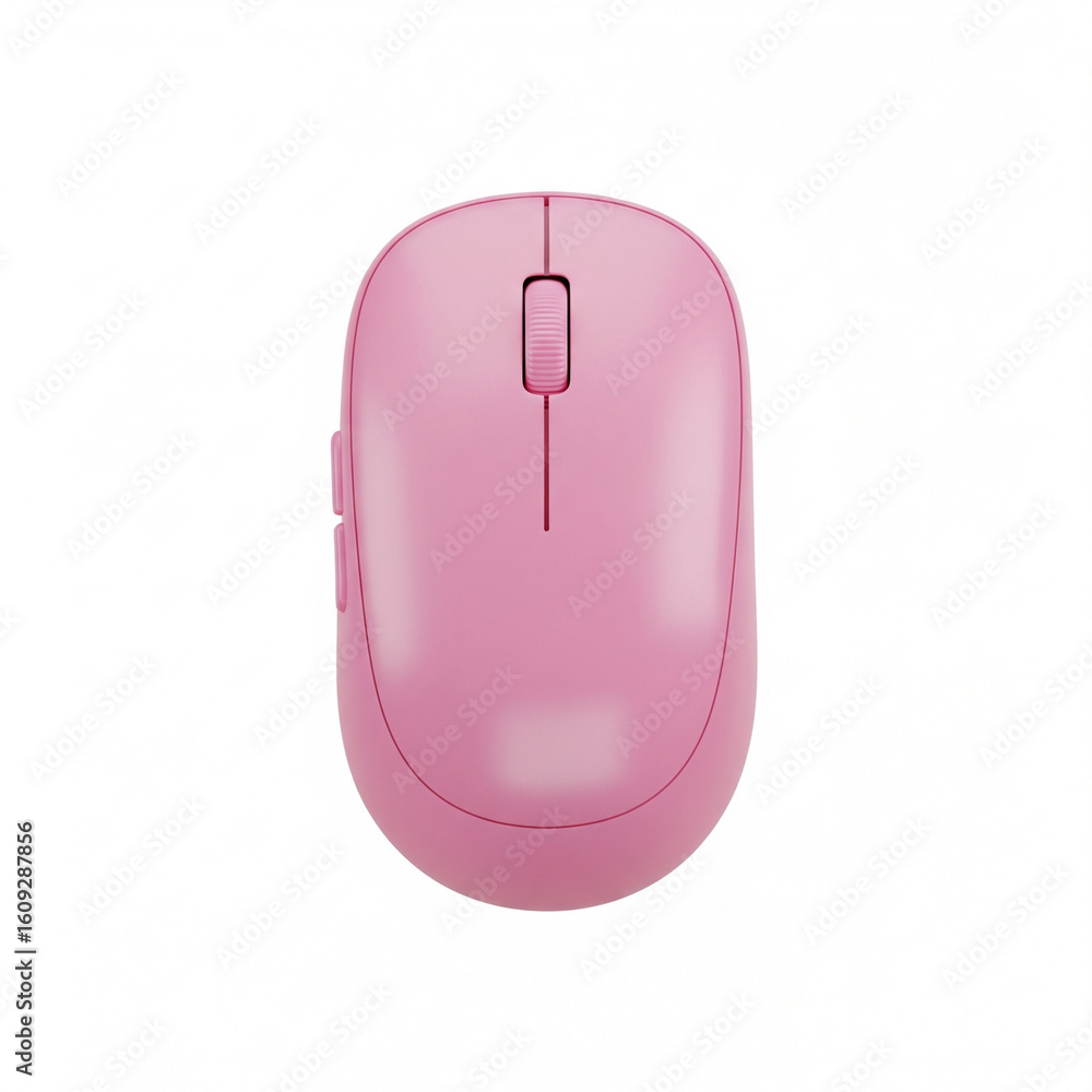 A pink office mouse A pink office mouse
