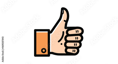 Thumbs up gesture a symbol of approval and positive affirmation in communication and social interactions