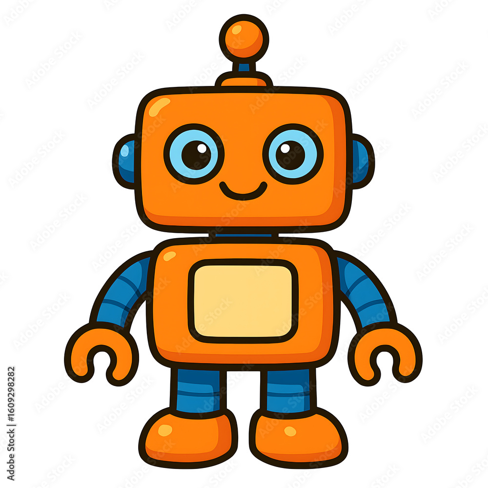Naklejka premium Toy Robot