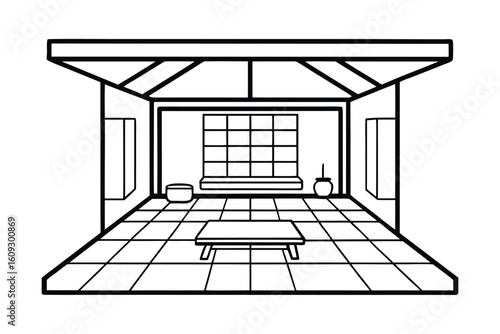 Light Wood Interior With Japanese Style Flooring