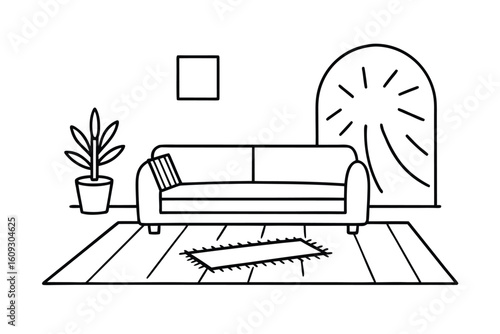 Bright And Breezy White Room With Linen Couch