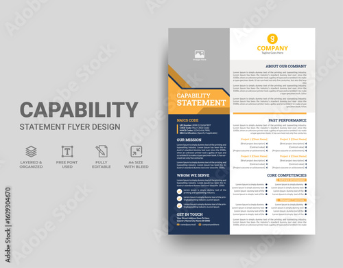 Capability Statement Template Design	