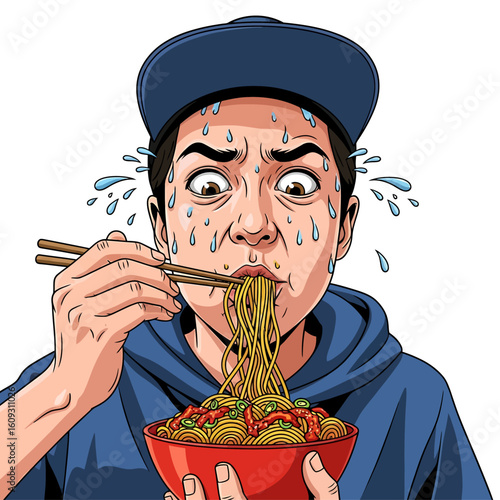 Spicy Ramen Challenge Sweaty Eater