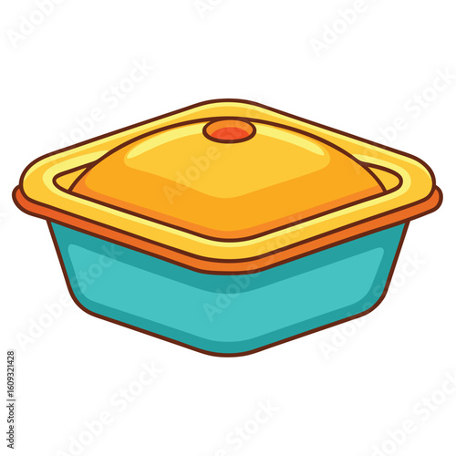 Baking Dish Isolated Kitchenware Clean Background