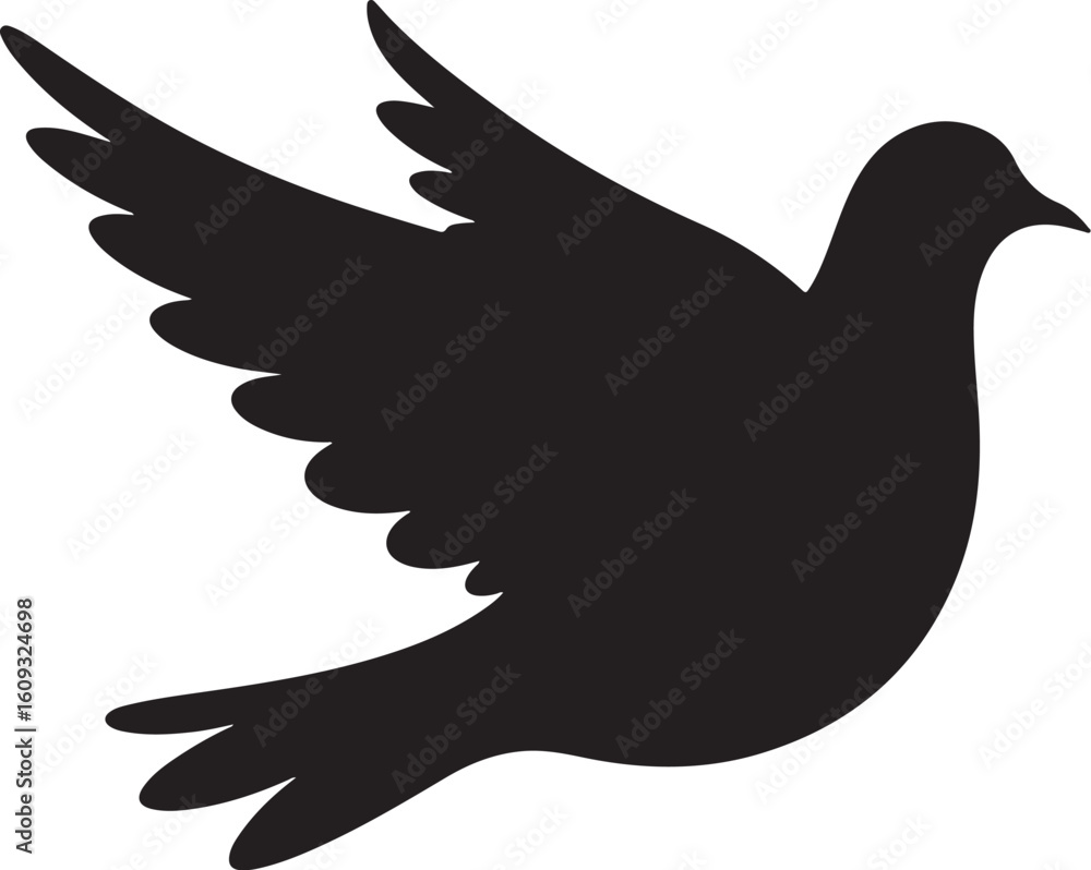 Obraz premium Elegant Flying Bird Vector Bundle for Nature Designs