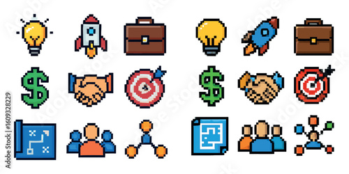 Entrepreneurship Icons Collection