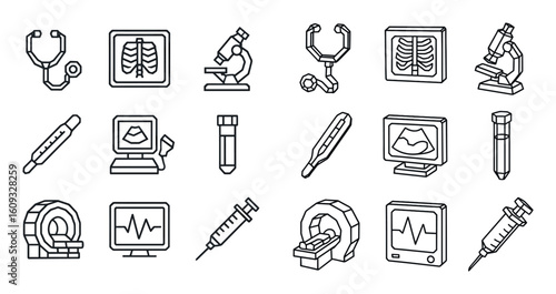 3D Medical Icons