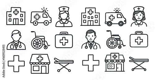 Healthcare Icon Grid