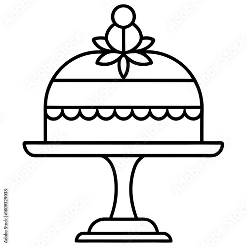 Cake Topper Stand vector