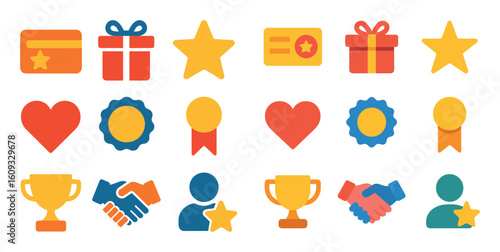 Colorful Ecommerce Icons
