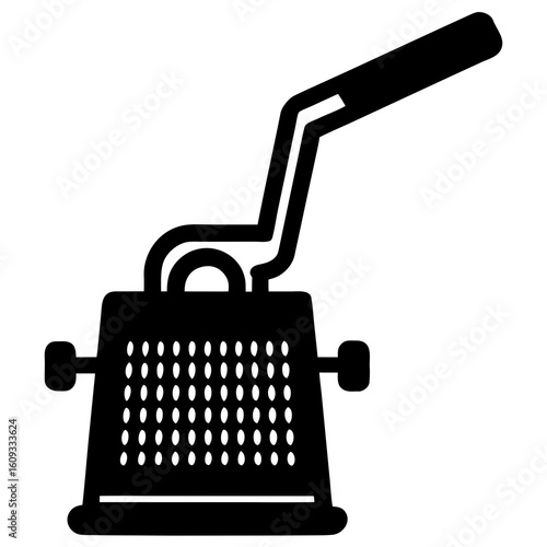 Icon of a manual citrus juicer with a handle and spout