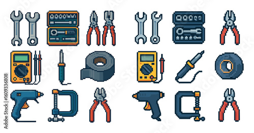 Colorful Tool Icons Grid