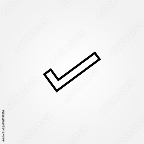 check icon symbol illustration vector eps10 logo template design