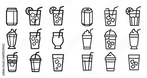 Low-Poly Drink Icons