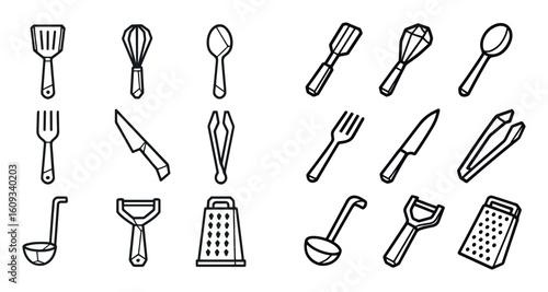 Kitchen Utensils Icons