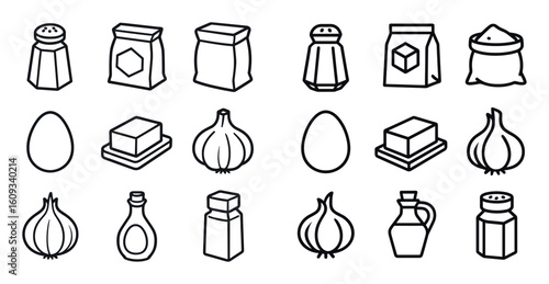 Culinary Icon Grid