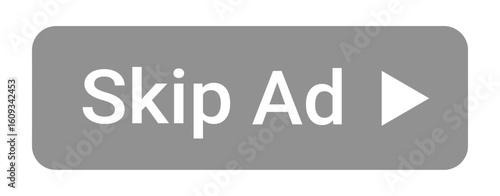 skip ad button icon for online video player