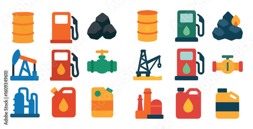Colorful Energy Icons