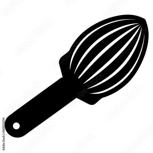 Black silhouette of a citrus juicer