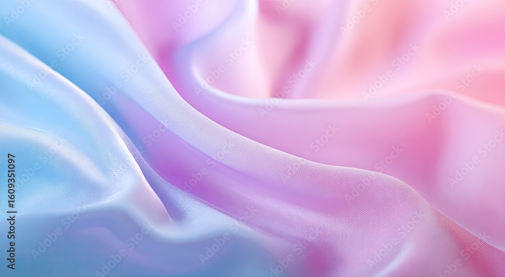 Obraz premium Soft pastel fabric folds