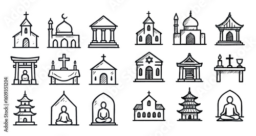 Spiritual Icons Grid