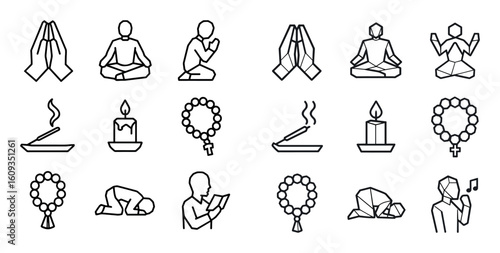 Spirituality Icons Grid