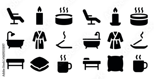 Relaxation Icon Set