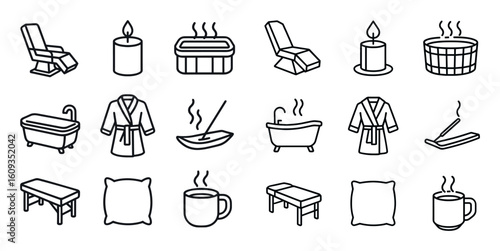 Relaxation Icon Grid