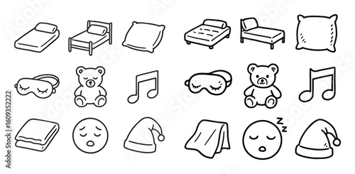 Sleep Icon Set
