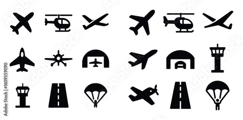 Air Transport Icons