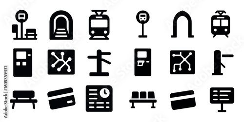 Public Transport Icons