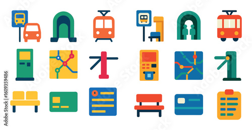 Public Transit Icons