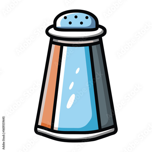 Salt Shaker Spice Dispenser Isolated Background