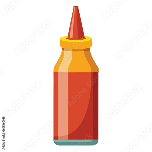 Sauce Bottle Kitchen Dispenser Isolated